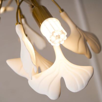 Gingko Bloom Chandelier - Elegant Design with Adjustable Brightness