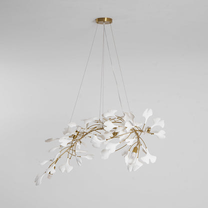 Gingko Bloom Chandelier - Elegant Design with Adjustable Brightness