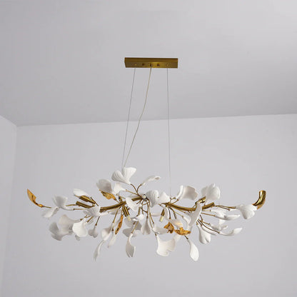 Gingko Cascade Chandelier - Modern LED Lighting with Adjustable Bright
