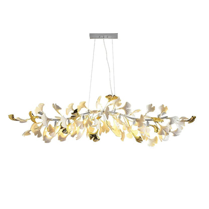 Gingko Cascade Chandelier - Modern LED Lighting with Adjustable Bright