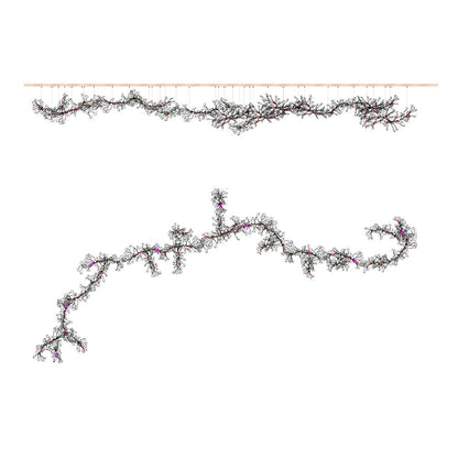Elegant Porcelain Ginkgo Chandelier - Handcrafted, Energy Efficient Li