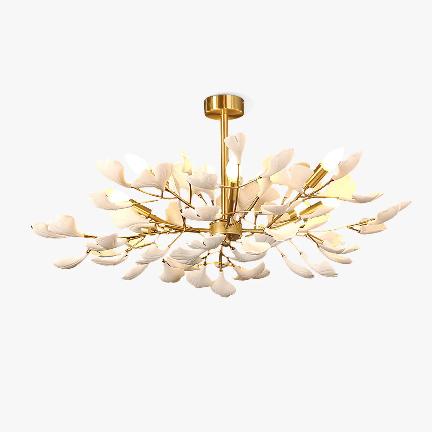 Gingko Canopy Chandelier - Modern Design with Dimmable LED Lighting