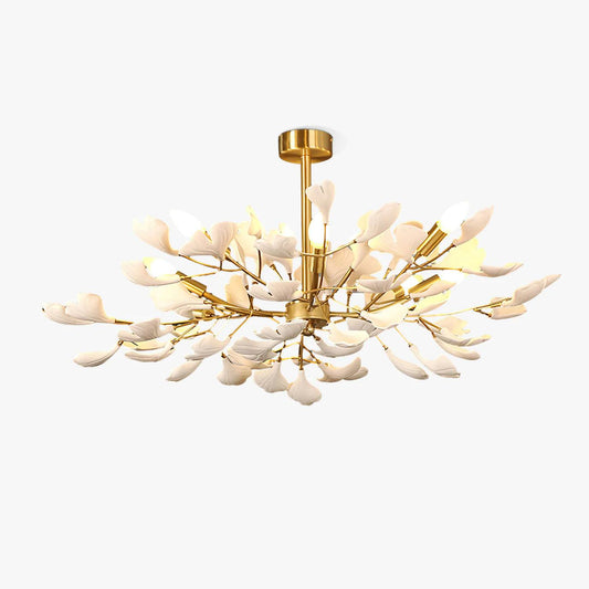 Gingko Canopy Chandelier - Modern Design with Dimmable LED Lighting