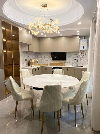Gingko Crown Chandelier - Elegant Design with Adjustable Brightness