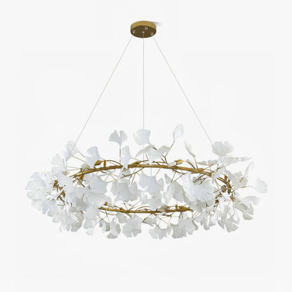 Gingko Crown Chandelier - Elegant Design with Adjustable Brightness