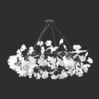 Gingko Crown Chandelier - Elegant Design with Adjustable Brightness