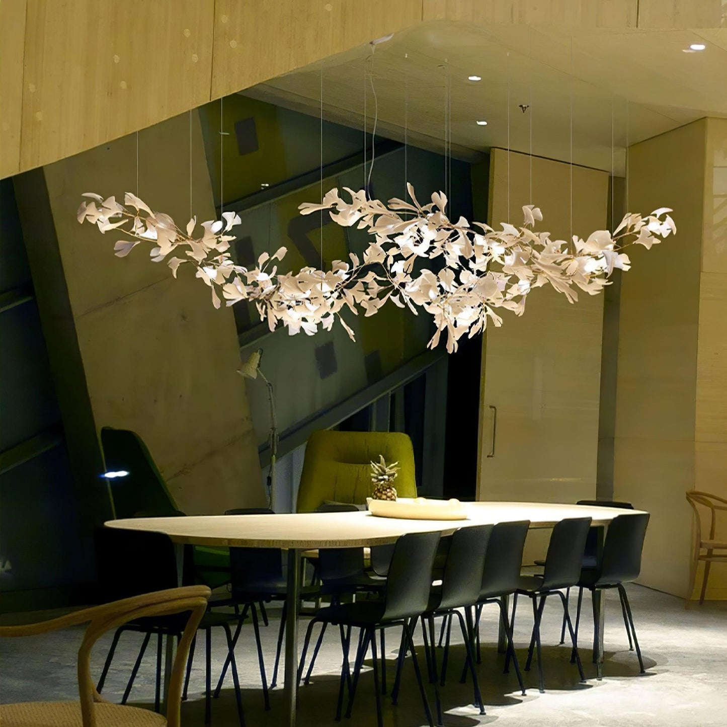 Gingko Wing Chandelier - Elegant Design with Adjustable Brightness & E