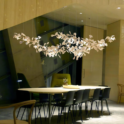 Gingko Wing Chandelier - Elegant Design with Adjustable Brightness & E
