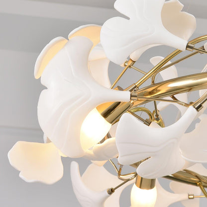 Gingko Wing Chandelier - Elegant Design with Adjustable Brightness & E