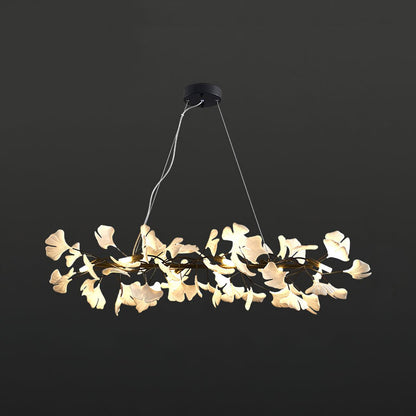 Gingko Branch Chandelier - Modern Design, Adjustable Brightness, LED L