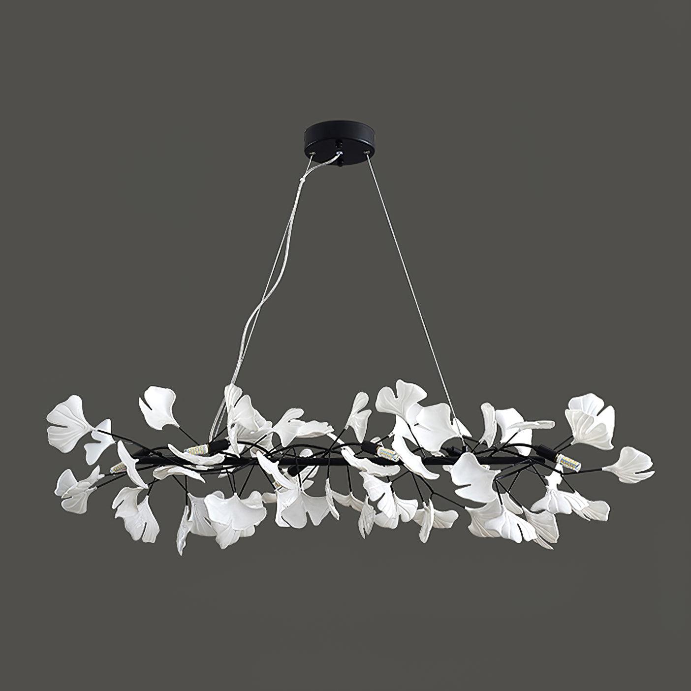 Gingko Branch Chandelier - Modern Design, Adjustable Brightness, LED L