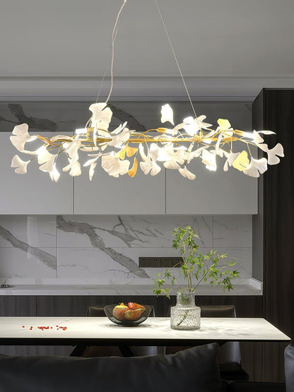 Gingko Branch Chandelier - Modern Design, Adjustable Brightness, LED L