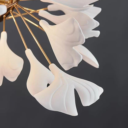 Gingko Branch Chandelier - Modern Design, Adjustable Brightness, LED L