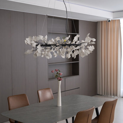 Gingko Crown Chandelier - Elegant Design with Adjustable Brightness