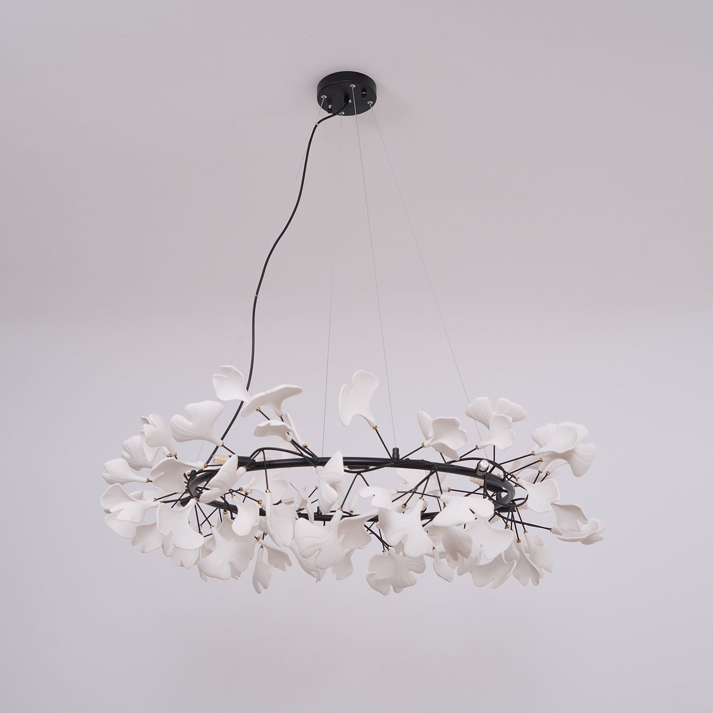 Gingko Crown Chandelier - Elegant Design with Adjustable Brightness