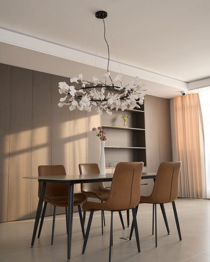Gingko Crown Chandelier - Elegant Design with Adjustable Brightness