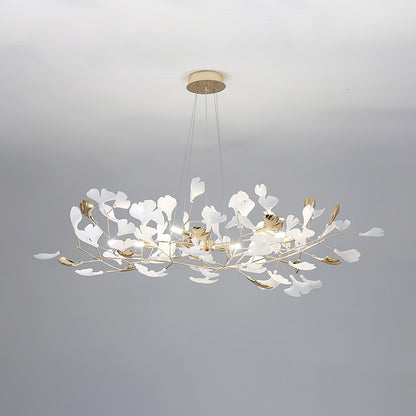 Gingko Wreath Chandelier - Elegant Design with Adjustable Brightness