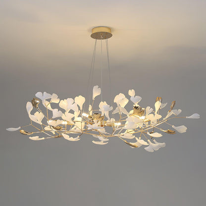 Gingko Wreath Chandelier - Elegant Design with Adjustable Brightness