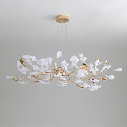 Gingko Wreath Chandelier - Elegant Design with Adjustable Brightness