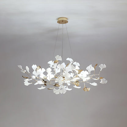 Gingko Wreath Chandelier - Elegant Design with Adjustable Brightness