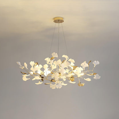 Gingko Wreath Chandelier - Elegant Design with Adjustable Brightness