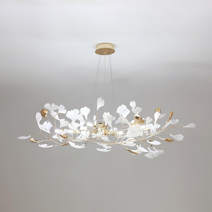 Gingko Wreath Chandelier - Elegant Design with Adjustable Brightness