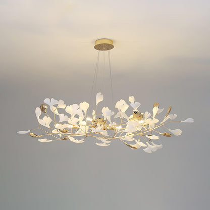 Gingko Wreath Chandelier - Elegant Design with Adjustable Brightness