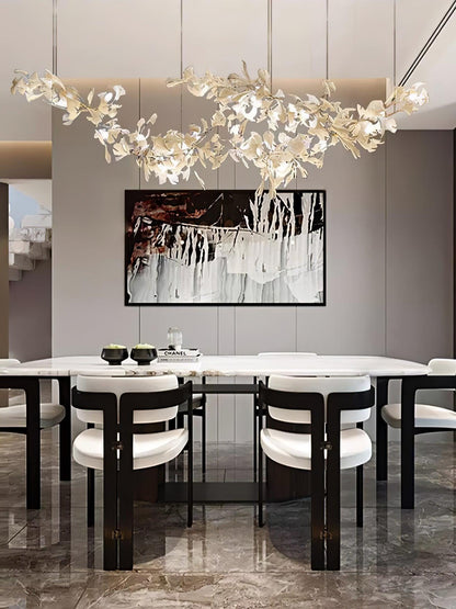 Gingko Drift Chandelier - Elegant Design with Adjustable Brightness