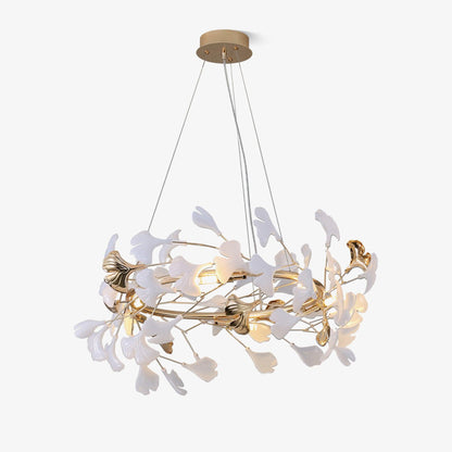 Gingko Garland Chandelier - Elegant Design with Adjustable Brightness