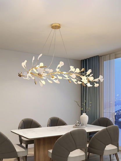 Gingko Garland Chandelier - Elegant Design with Adjustable Brightness