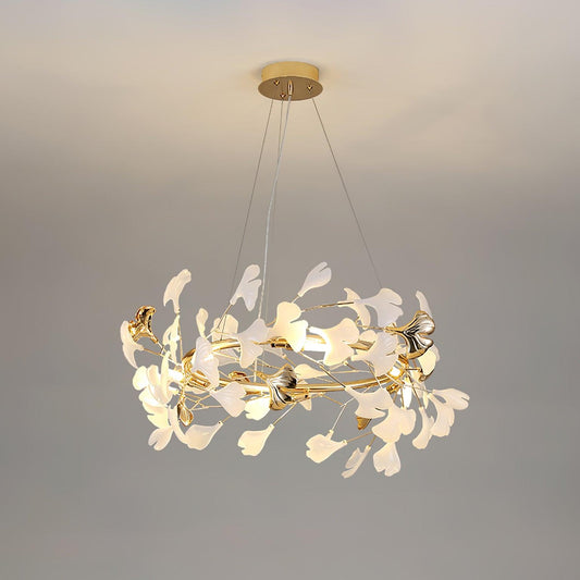 Gingko Garland Chandelier - Elegant Design with Adjustable Brightness