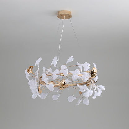 Gingko Garland Chandelier - Elegant Design with Adjustable Brightness