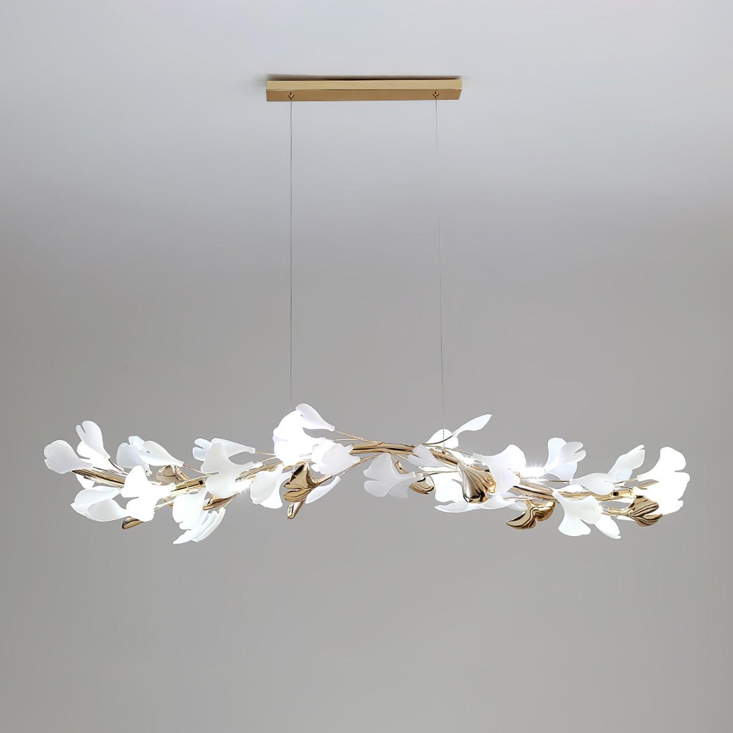 Gingko Garland Chandelier - Elegant Design with Adjustable Brightness