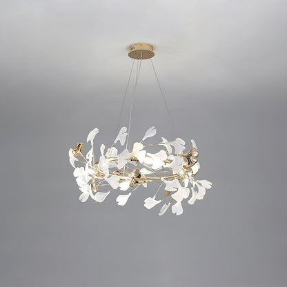 Gingko Garland Chandelier - Elegant Design with Adjustable Brightness