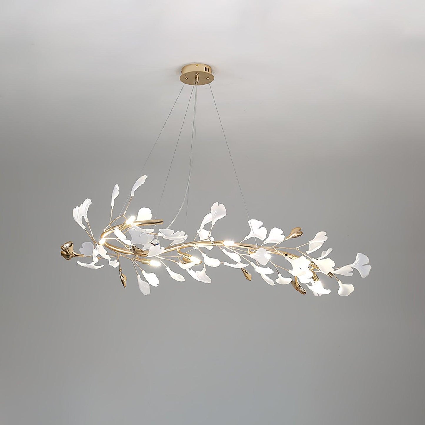 Gingko Garland Chandelier - Elegant Design with Adjustable Brightness