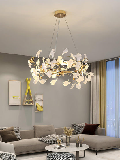 Gingko Garland Chandelier - Elegant Design with Adjustable Brightness