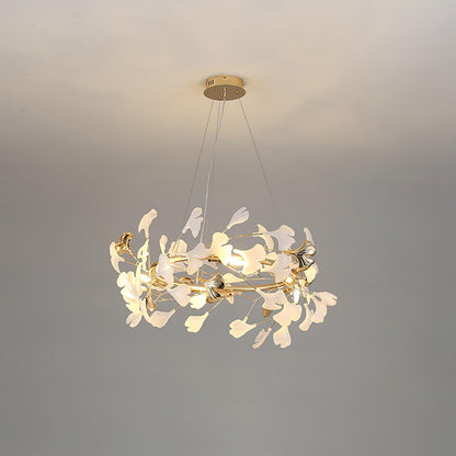 Gingko Garland Chandelier - Elegant Design with Adjustable Brightness