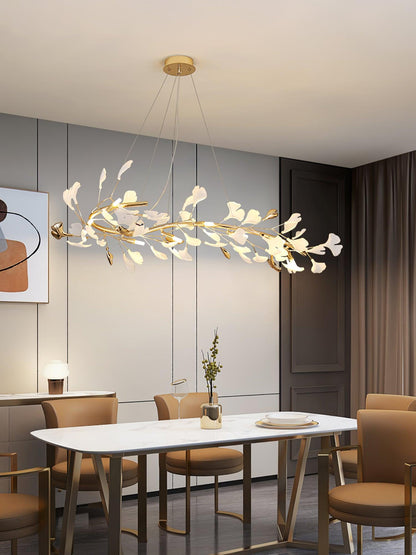 Gingko Garland Chandelier - Elegant Design with Adjustable Brightness