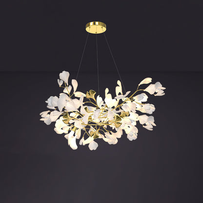 Gingko Drape Chandelier - Elegant Design with Adjustable Brightness