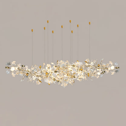 Gingko Drape Chandelier - Elegant Design with Adjustable Brightness