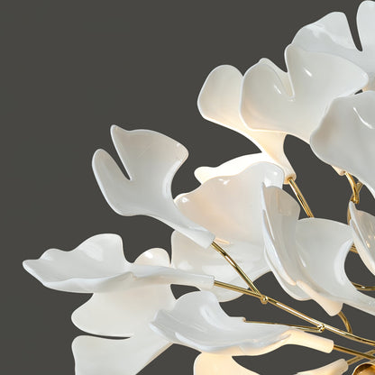Gingko Drape Chandelier - Elegant Design with Adjustable Brightness