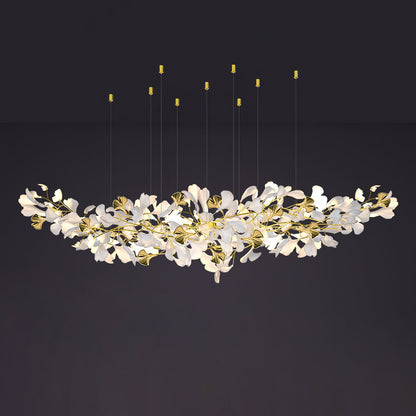 Gingko Drape Chandelier - Elegant Design with Adjustable Brightness