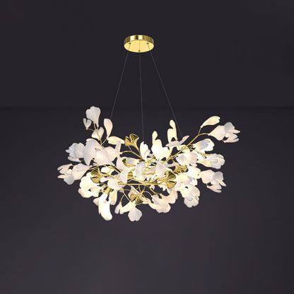 Gingko Drape Chandelier - Elegant Design with Adjustable Brightness