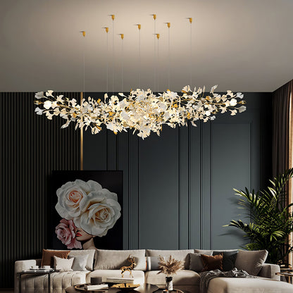 Gingko Drape Chandelier - Elegant Design with Adjustable Brightness
