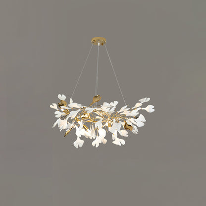 Gingko Drape Chandelier - Elegant Design with Adjustable Brightness