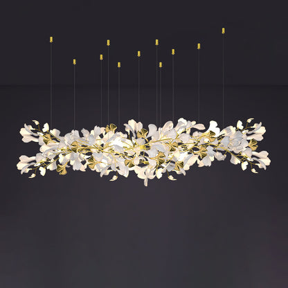 Gingko Drape Chandelier - Elegant Design with Adjustable Brightness