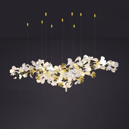 Gingko Drape Chandelier - Elegant Design with Adjustable Brightness