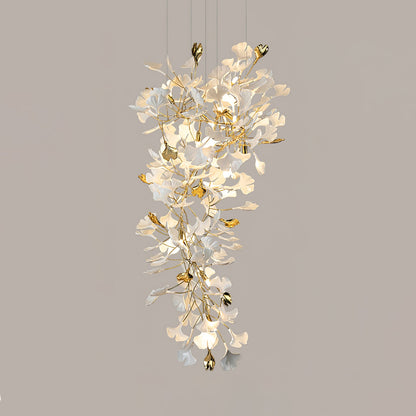 Gingko Drape Chandelier - Elegant Design with Adjustable Brightness