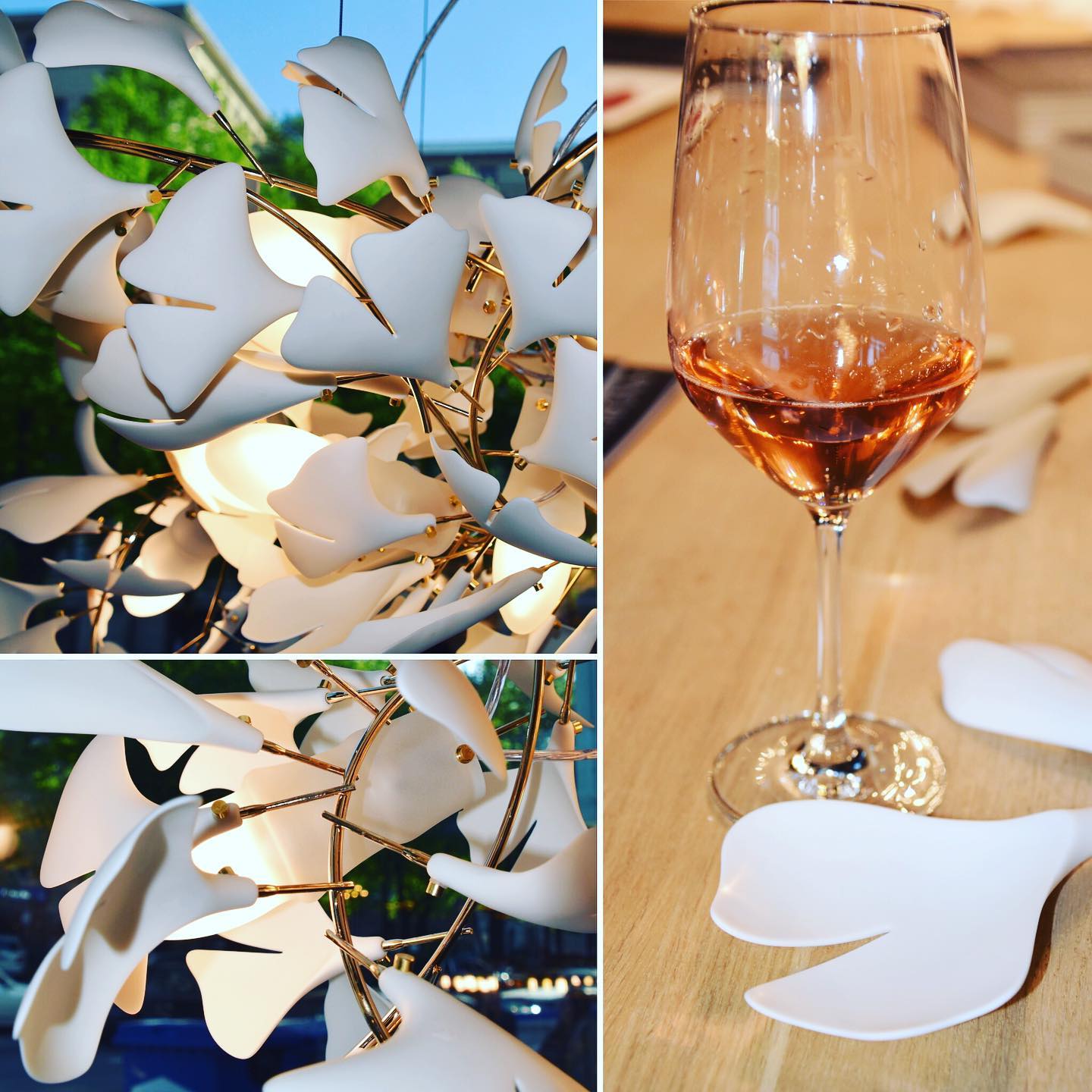 Gingko Leaves Chandelier - Elegant Design with Adjustable Brightness