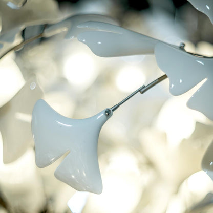 Gingko Vortex Modern Chandelier - Adjustable LED Lighting & Unique Des